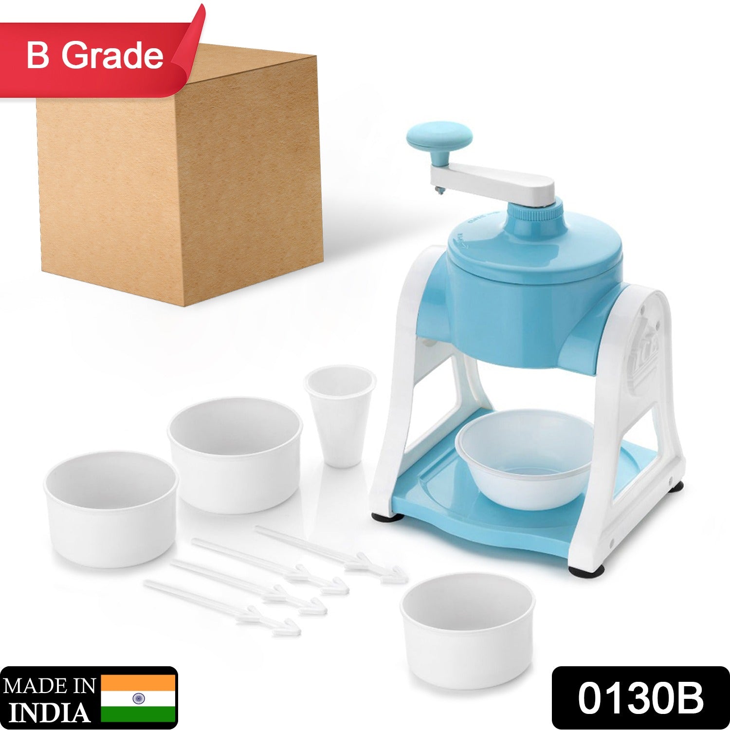 0130B BLUE GOLA MAKER USED FOR MAKING GOLA’S IN SUMMERS AT VARIOUS KINDS OF PLACES AND ALL ( B Grade) DeoDap 0130B BLUE GOLA MAKER USED FOR MAKING GOLA’S IN SUMMERS AT VARIOUS KINDS OF PLACES AND ALL ( B Grade) DeoDap